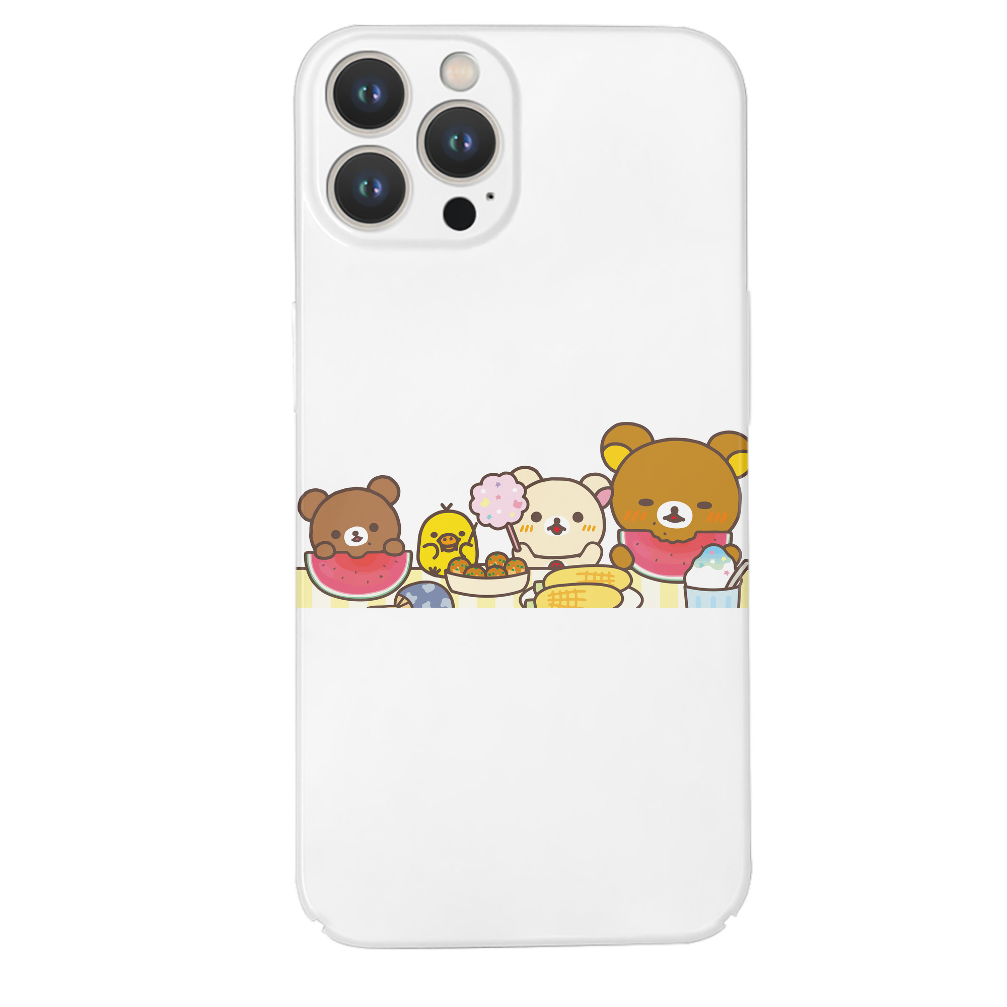 （画像用） リラックマ リラックマ キイロイトリ Rilakkuma Korilakkuma Kiiroitori 【iPhone 14シリーズ対応】ハードケース